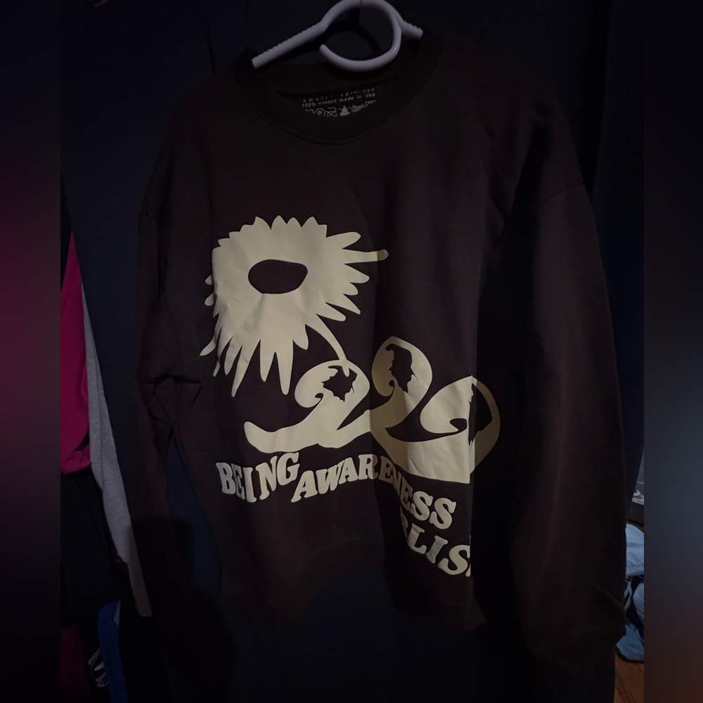 Brown Graphic Sweatshirt